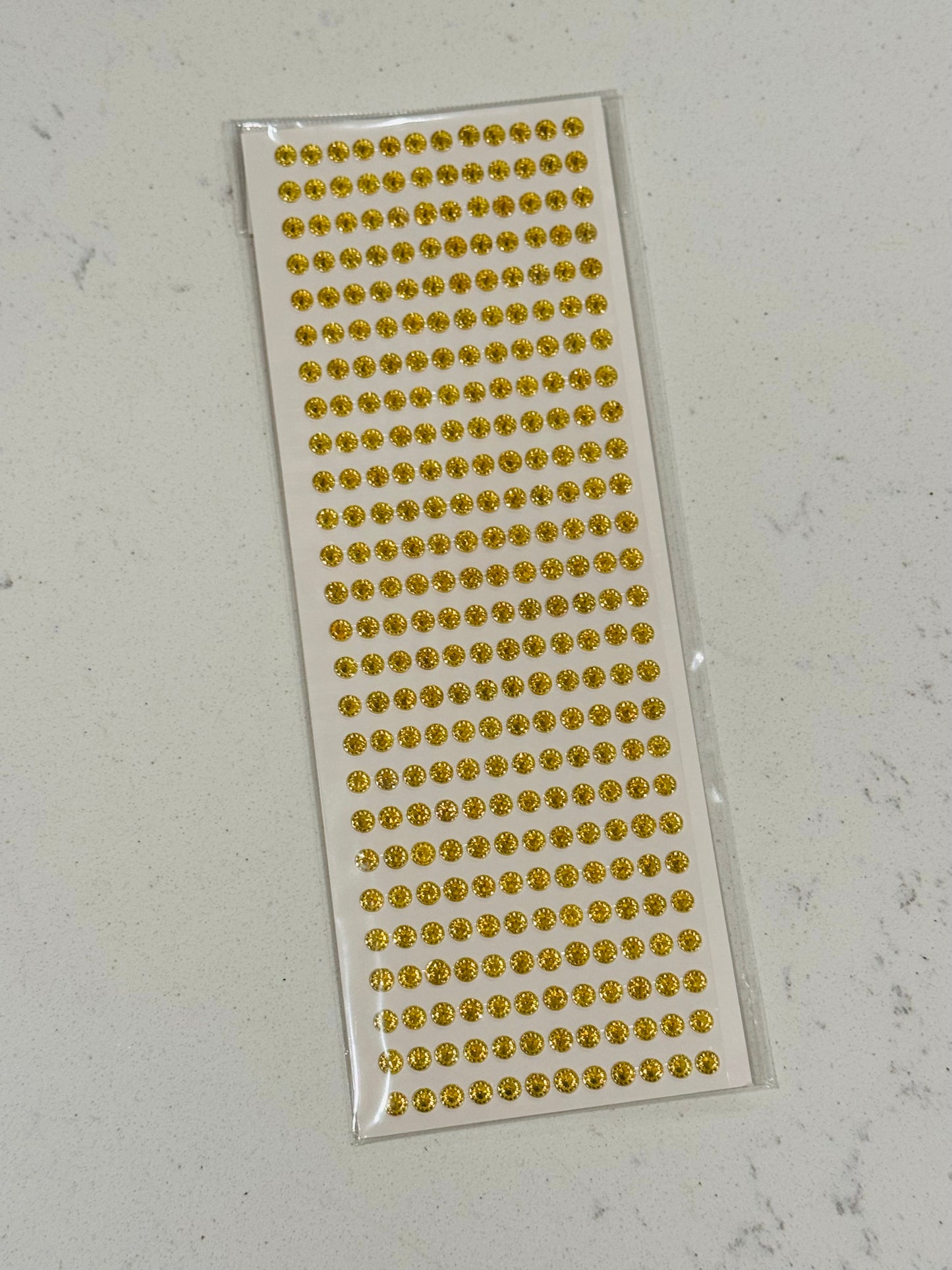 285 Gold beads with glue