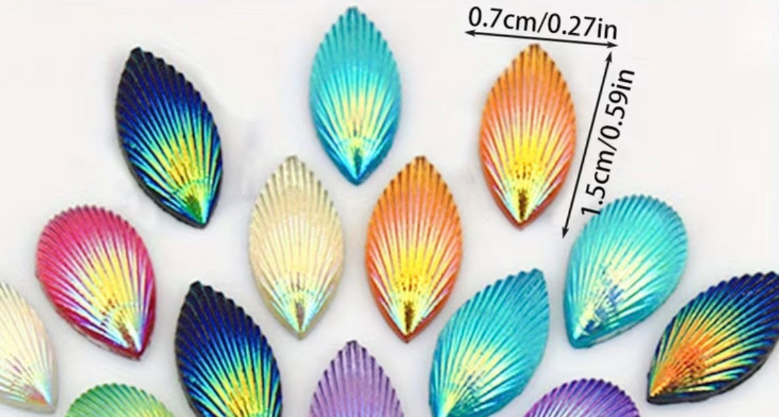 30 shells textured multi color