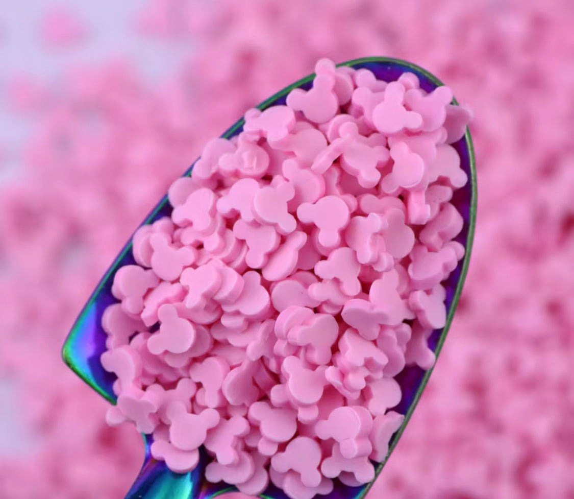 30g Polymer clay mouse pink