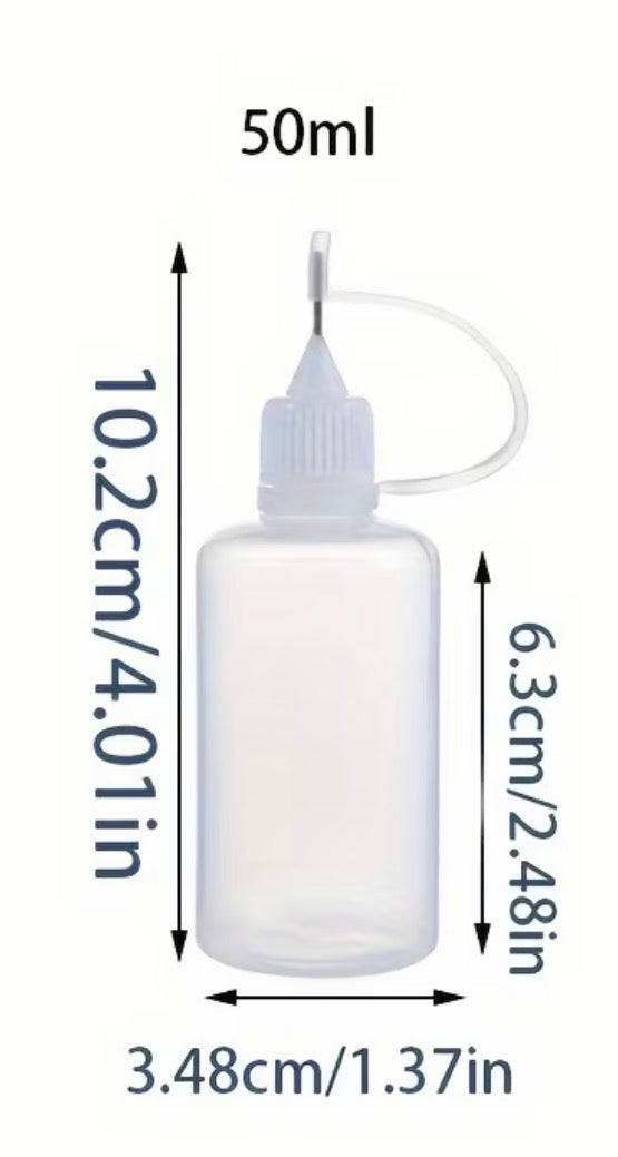 1 bottle 50ml large glue bottle with funel