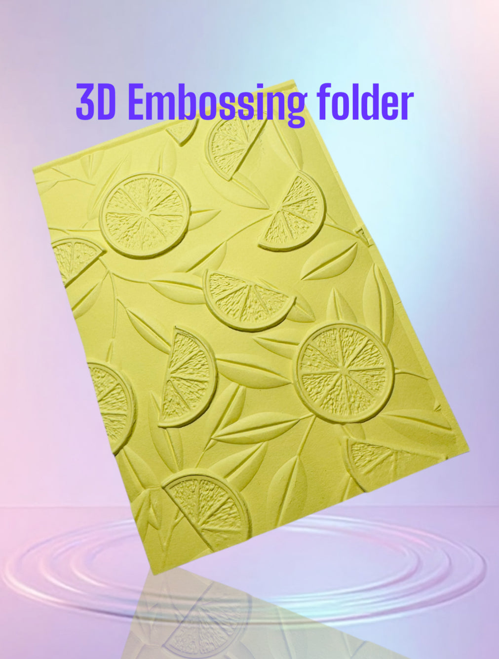 3D Embossing folder Lemons