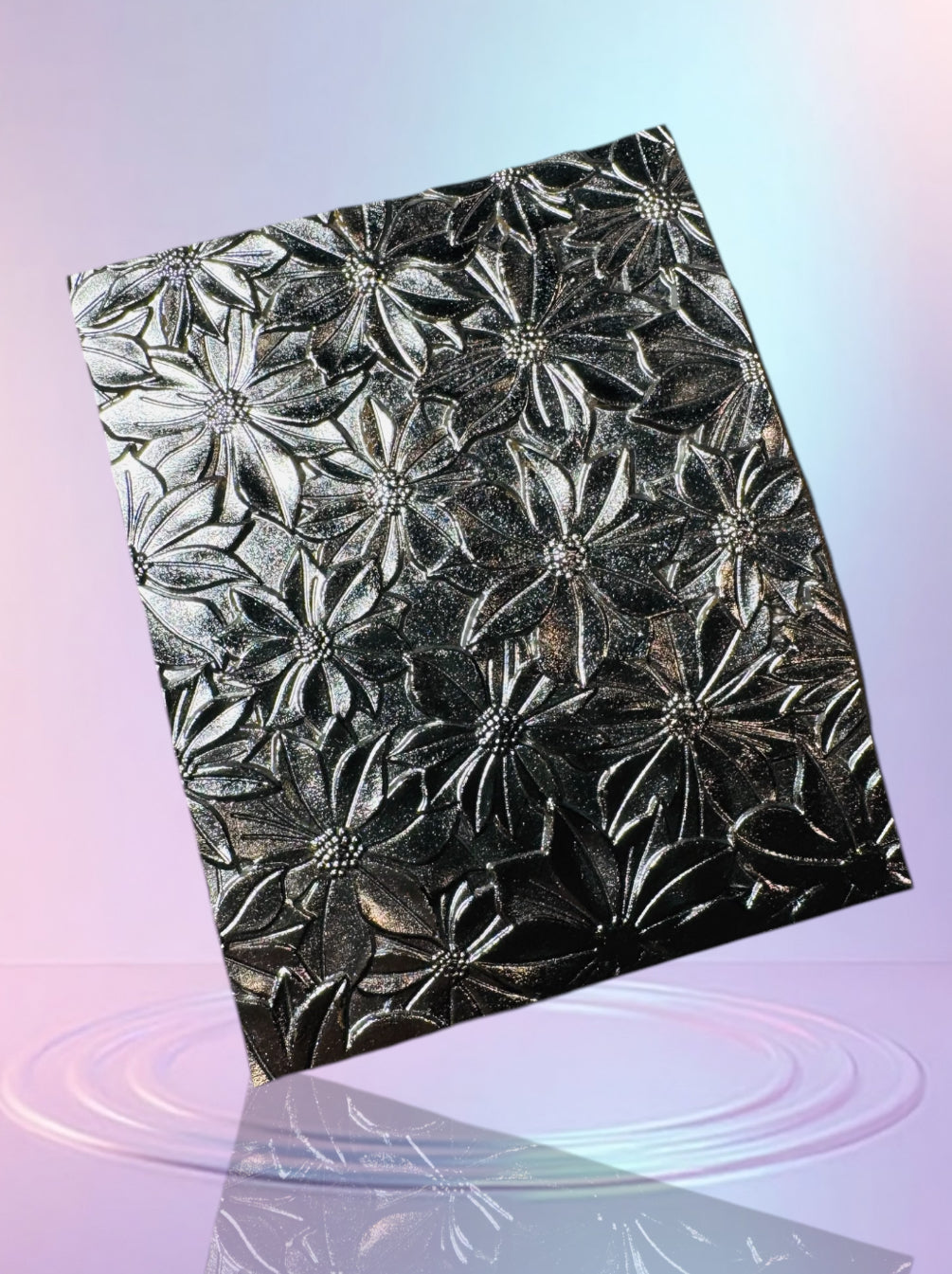 3D Embossing folder flower
