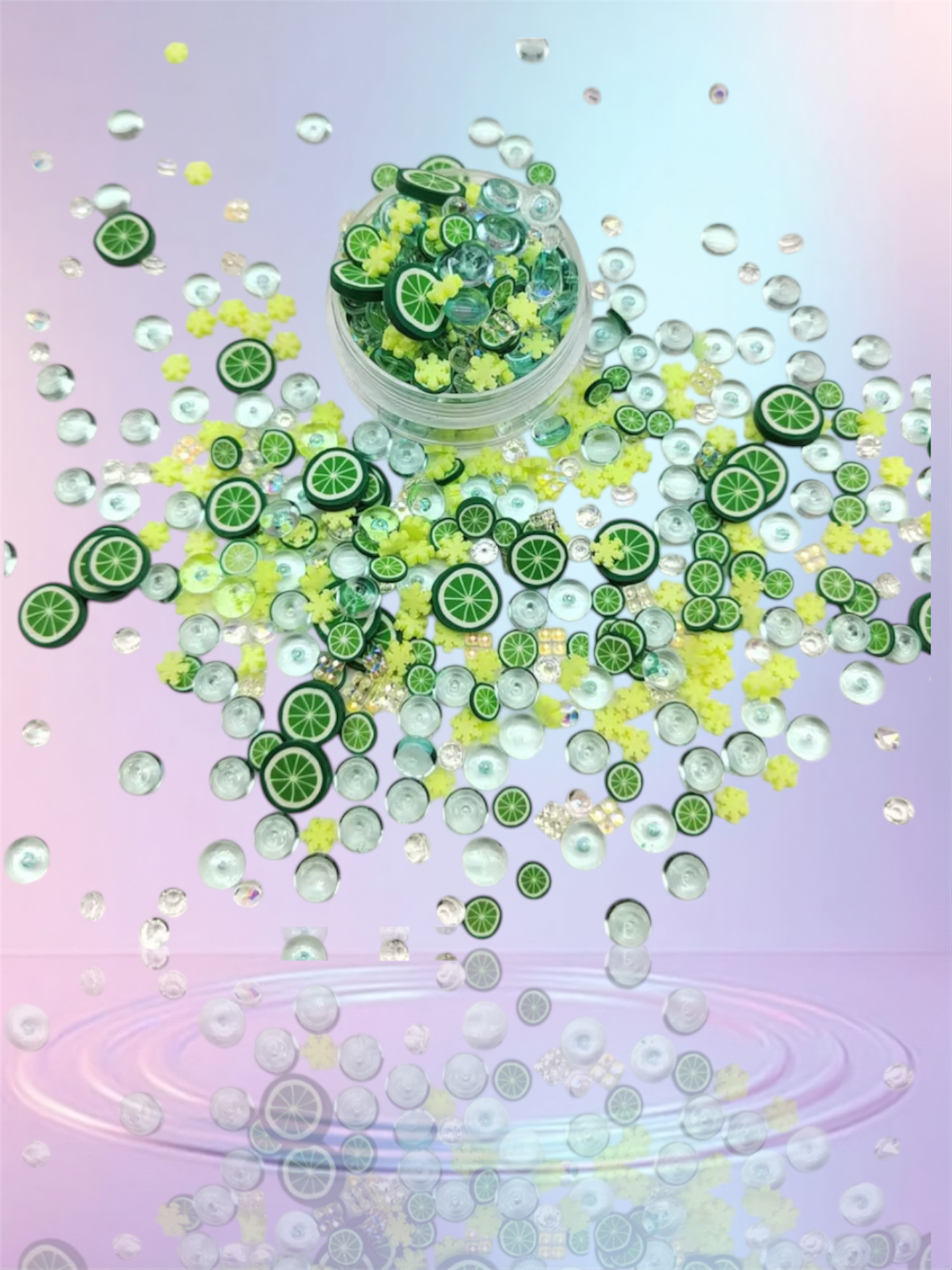 30g Lime mix polymer clay plastic