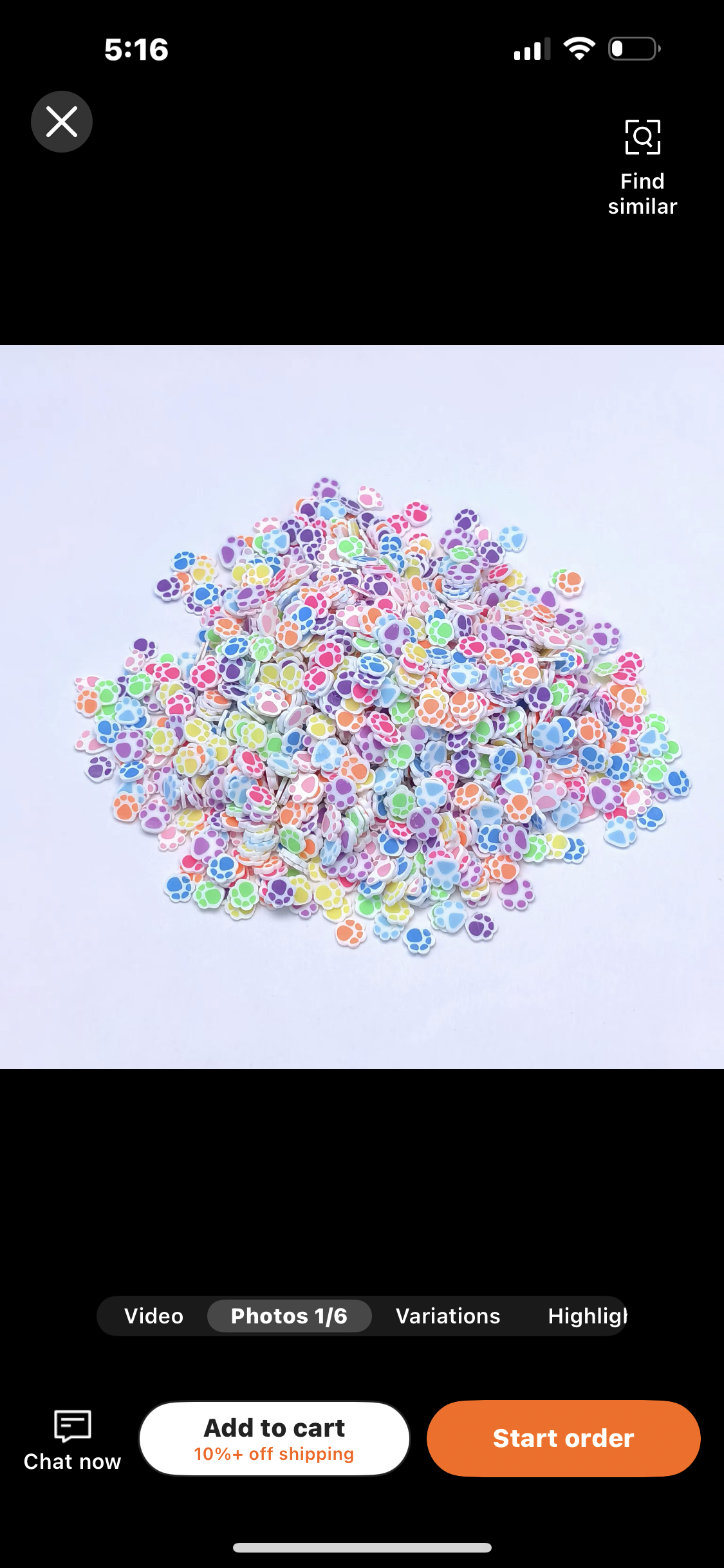 30g Paw clay multicolor