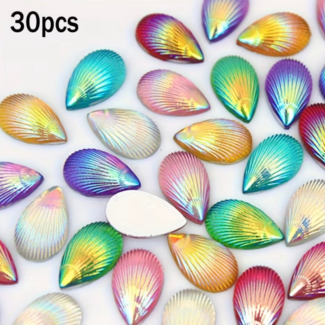 30 shells textured multi color