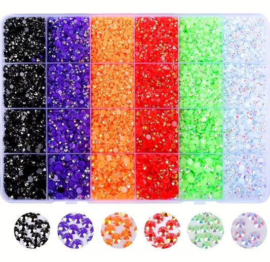 24 grids case and beads