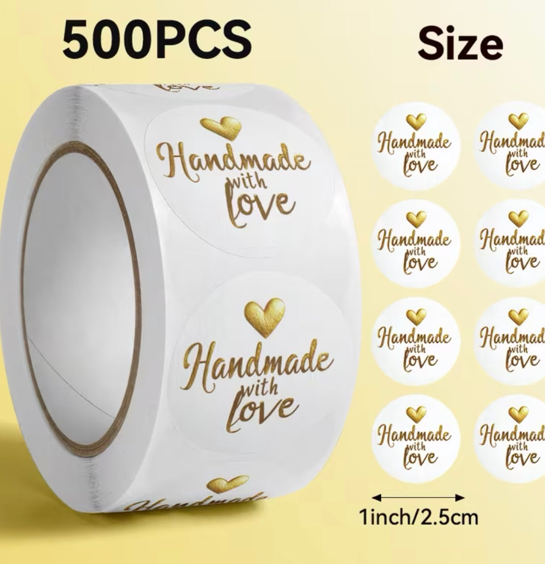 500 pieces in 1 roll handmade