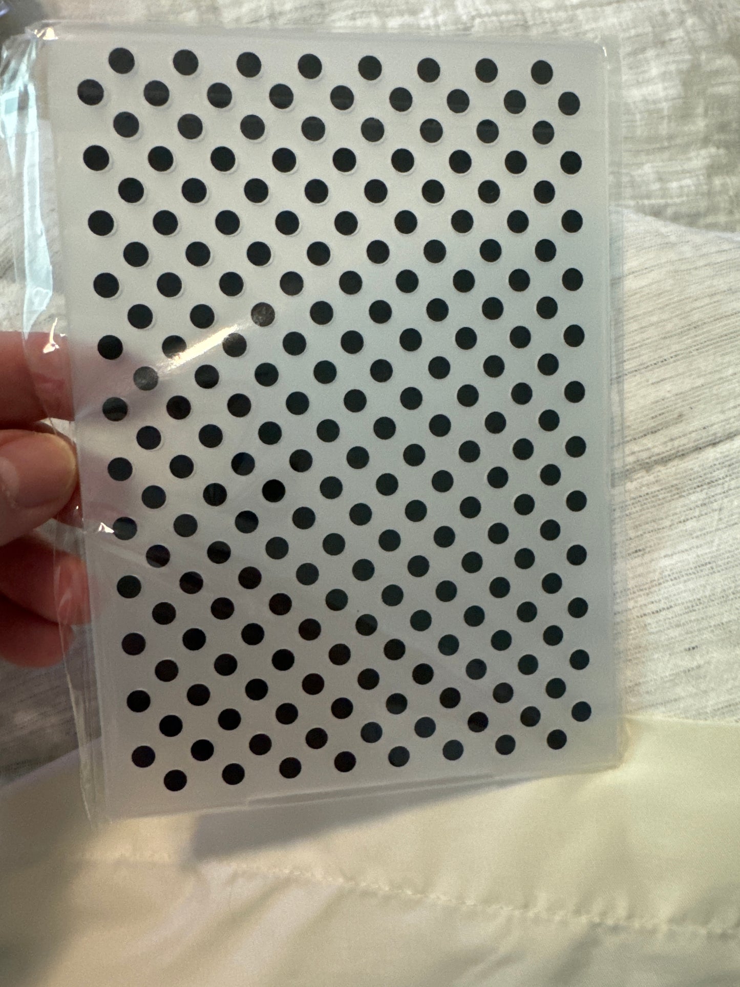 Folder dots  embossing