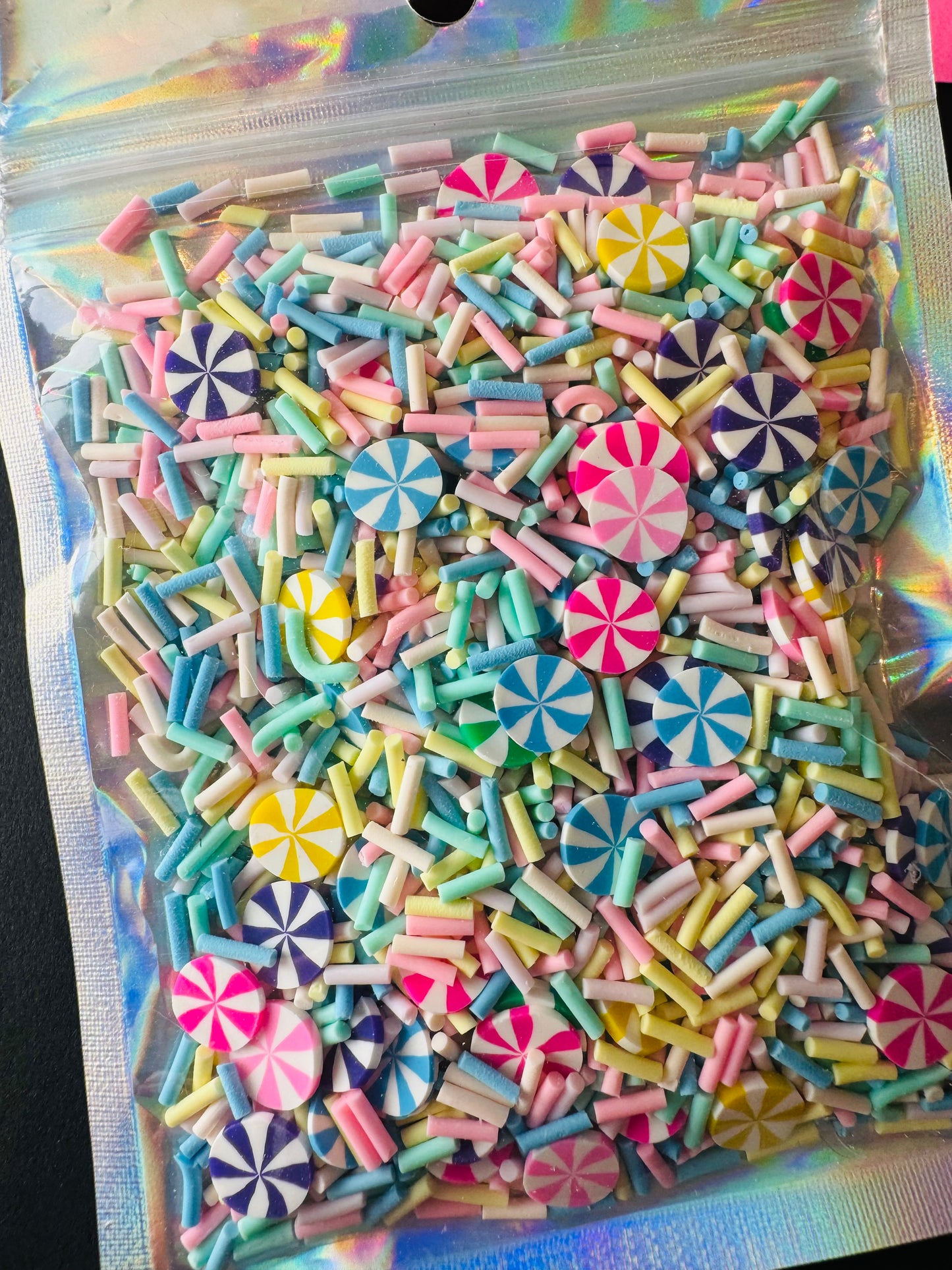 60g Polymer clay pastels with candy shape