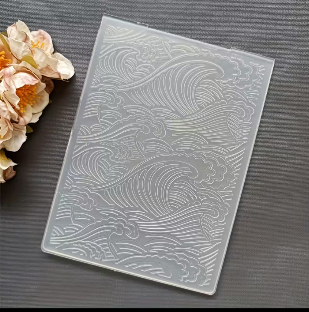 Folder Sea Waves embossing