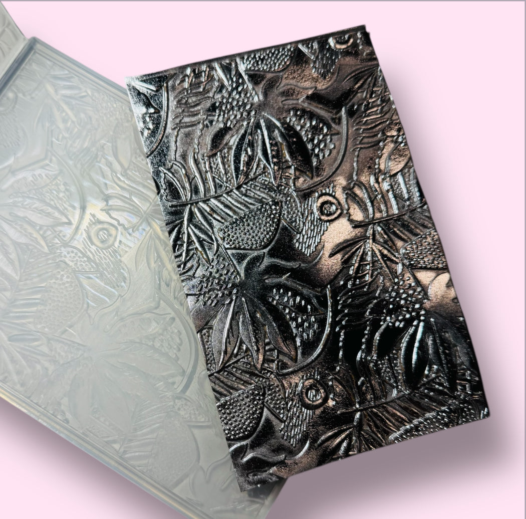 3D Embossing folder leaf 2