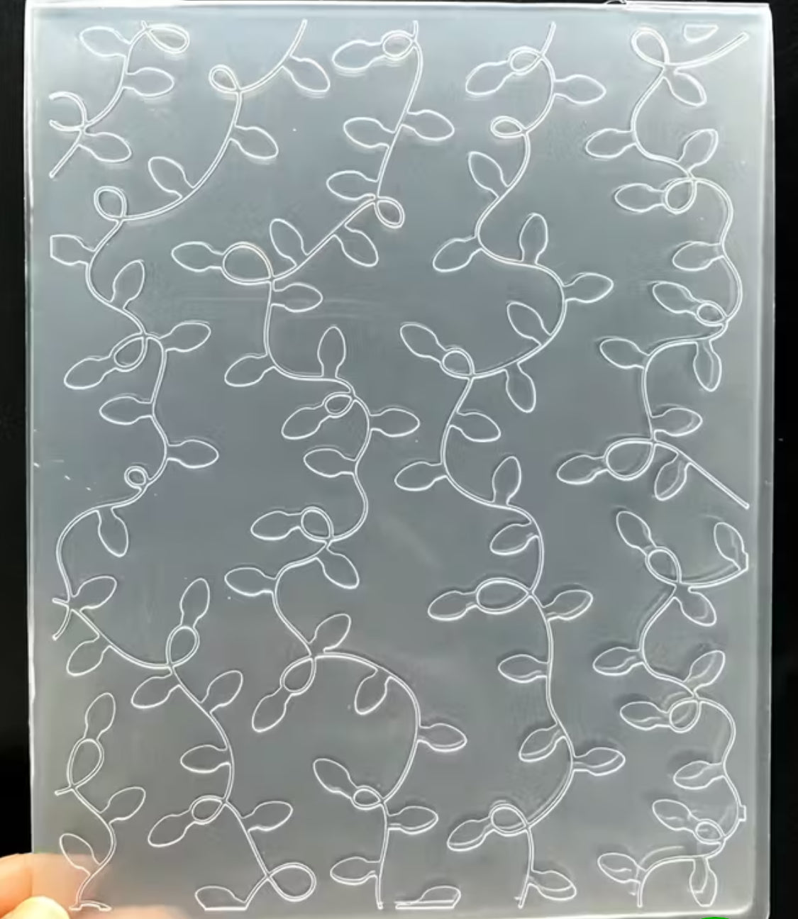 Folder Christmas lights embossing