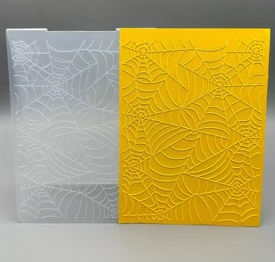 Folder smaller spider web embossing