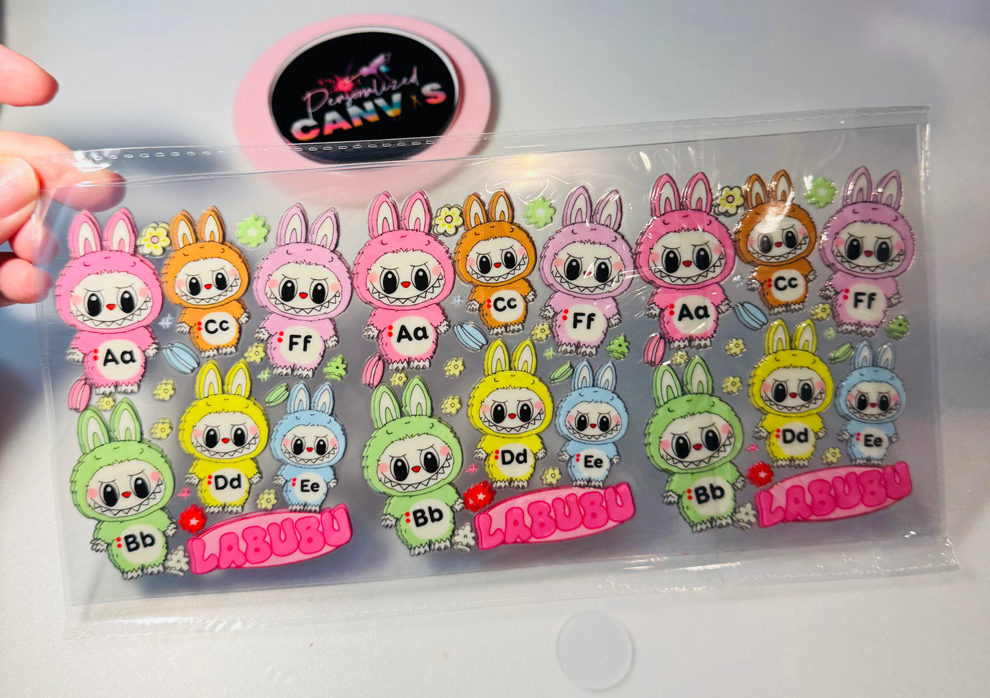 UV DTF Litte Monster Family