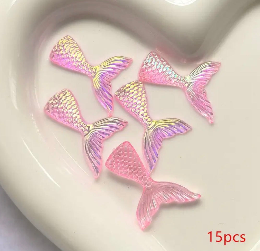 15 mermaid tails pink