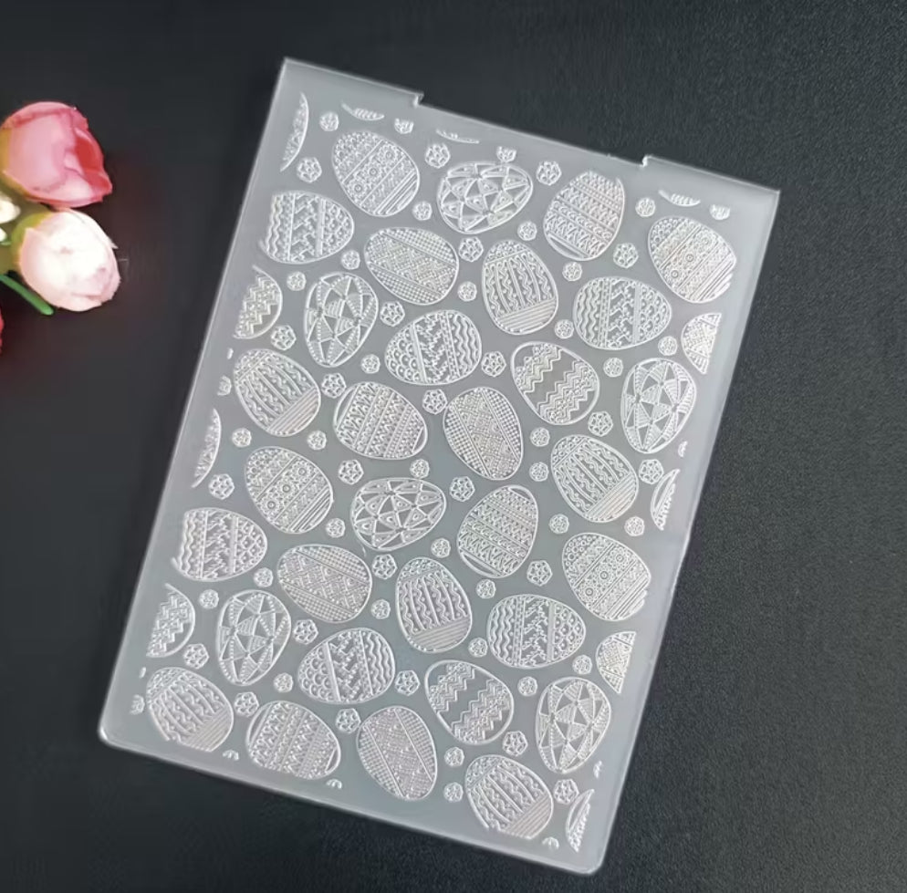 Eggs pattern embossing