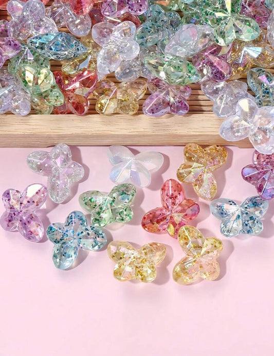 30 pieces butterflies multicolor