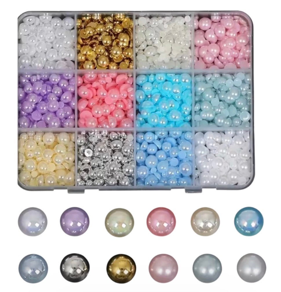 12 grids case and beads small