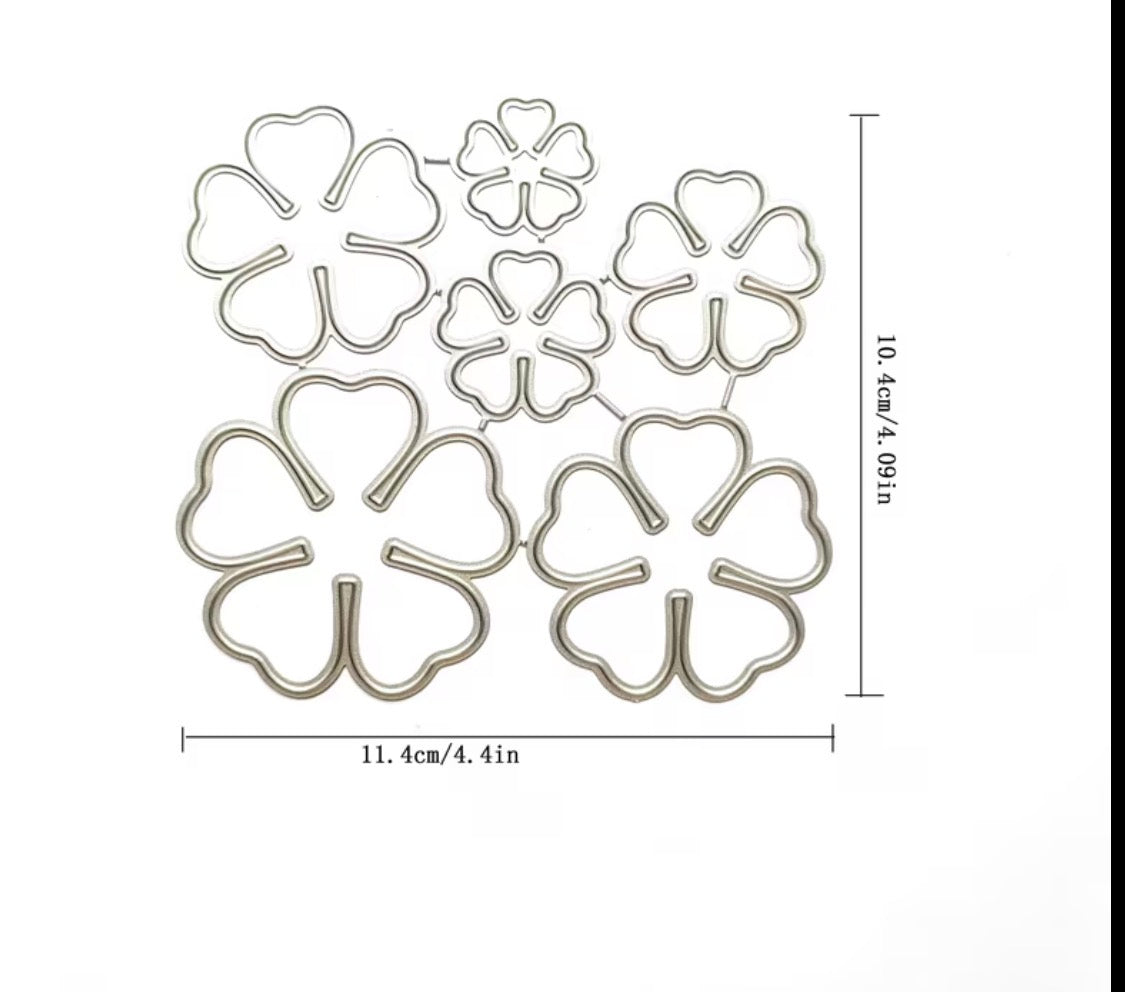 Metallic cutting DIY  roses 6