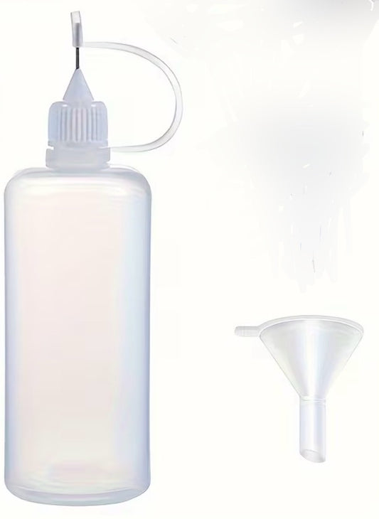 1 bottle 50ml large glue bottle with funel