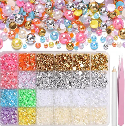24 grids case and beads