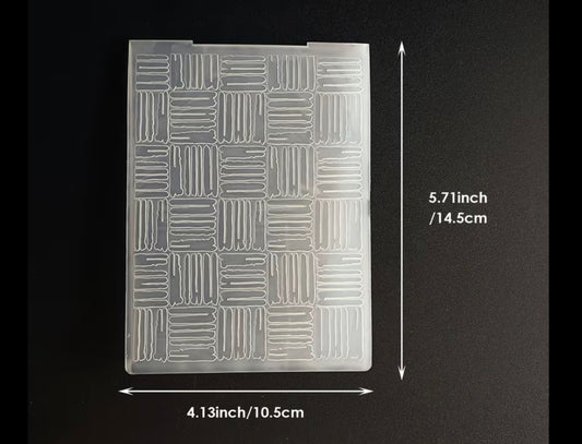 Square  pattern embossing