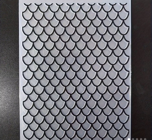 Folder mermaid embossing