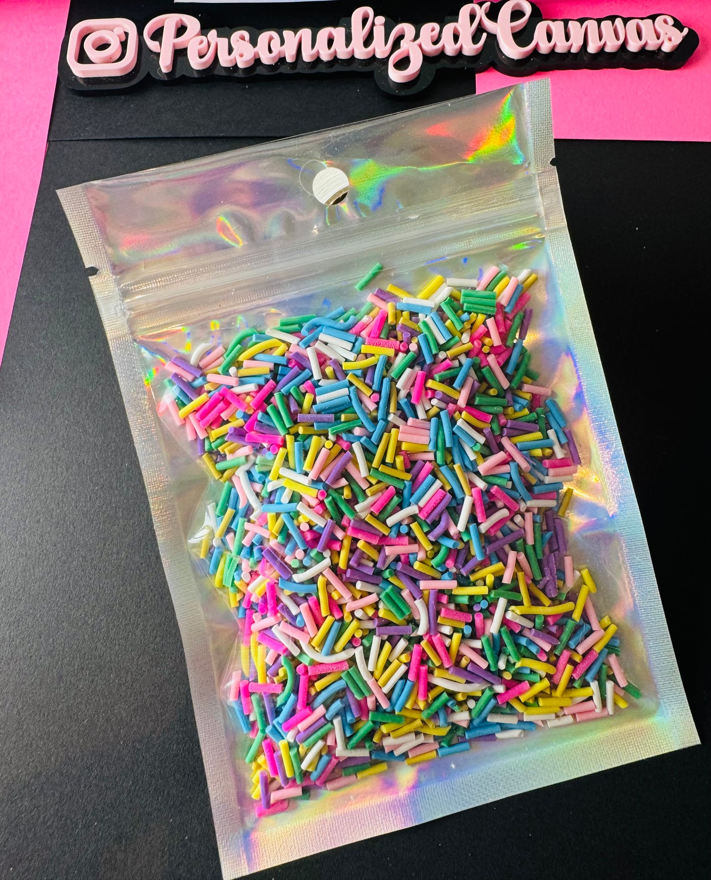 50g Polymer confetti bright