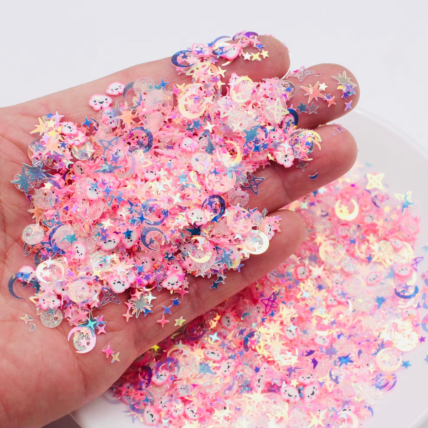 50g Polymer sequens mix pink