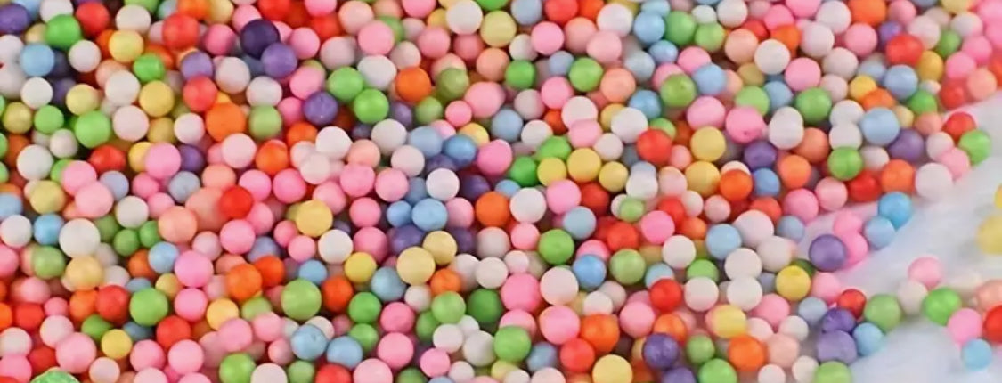 Colorful Macaron Foam Particles For DIY Crafts