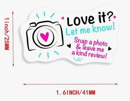 Stickers-Love it? Let me know social media sticker sheets