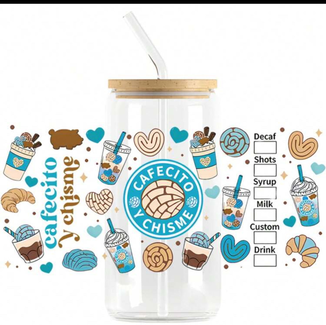 UV DTF Cafesito y Chisme series