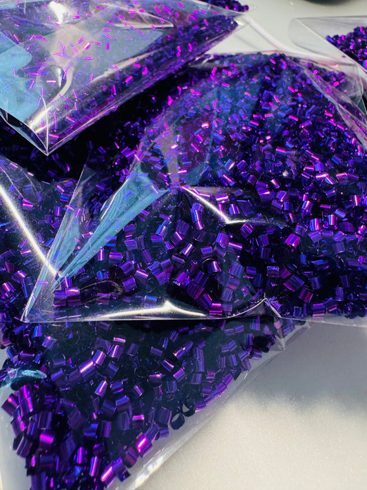 20g bag purple confetti sparks