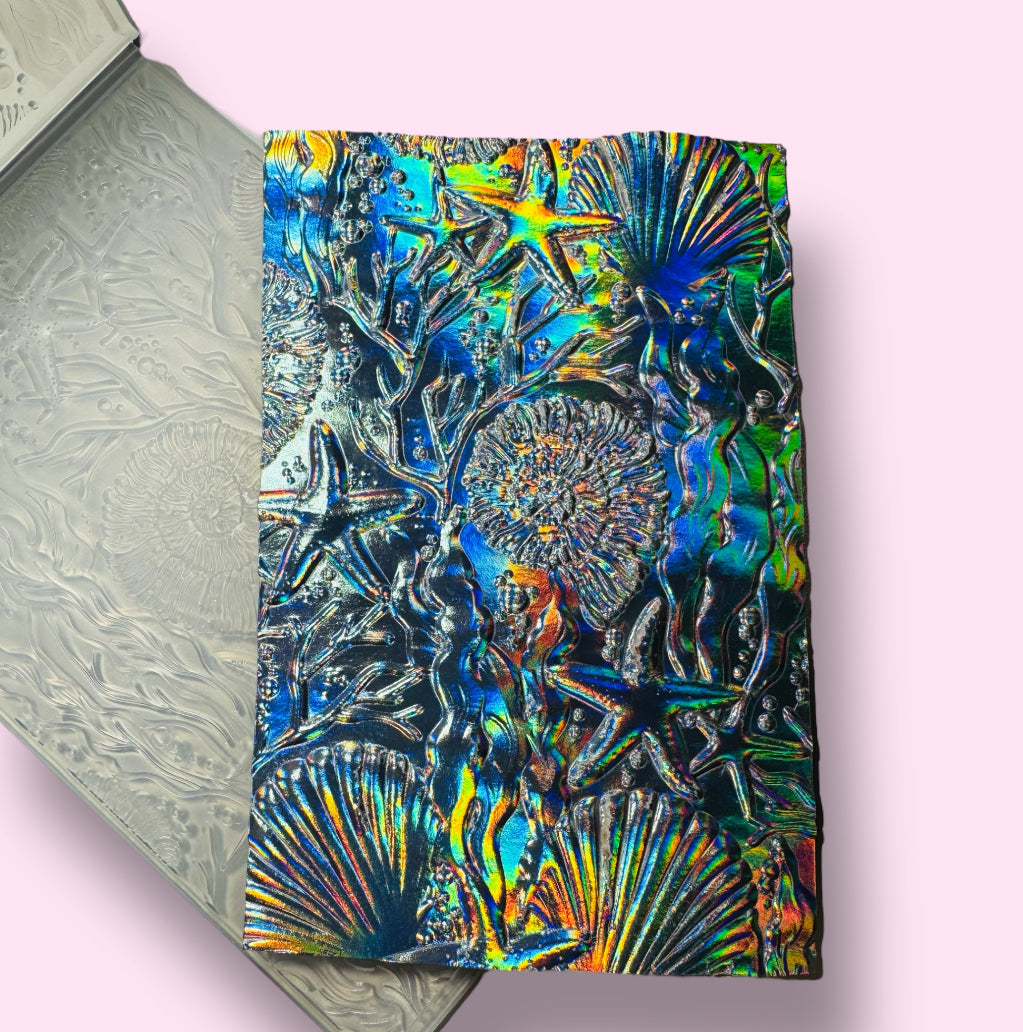 3D Embossing folder ocean