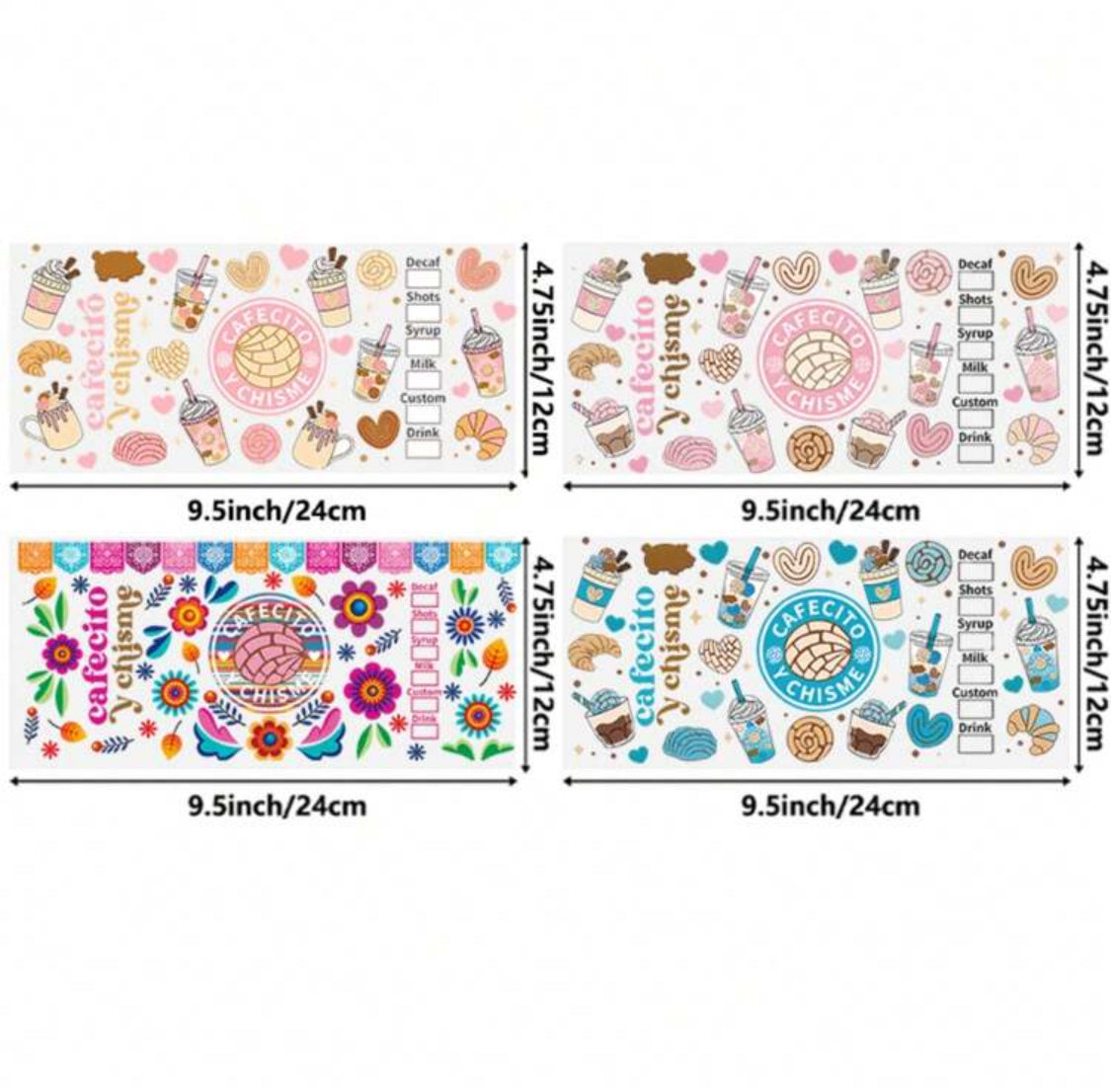 UV DTF Cafesito y Chisme series