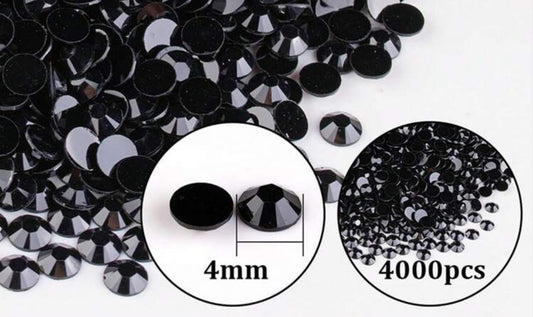 Beads Resin Rhinestones 4mm 4,000 pieces (Copy)