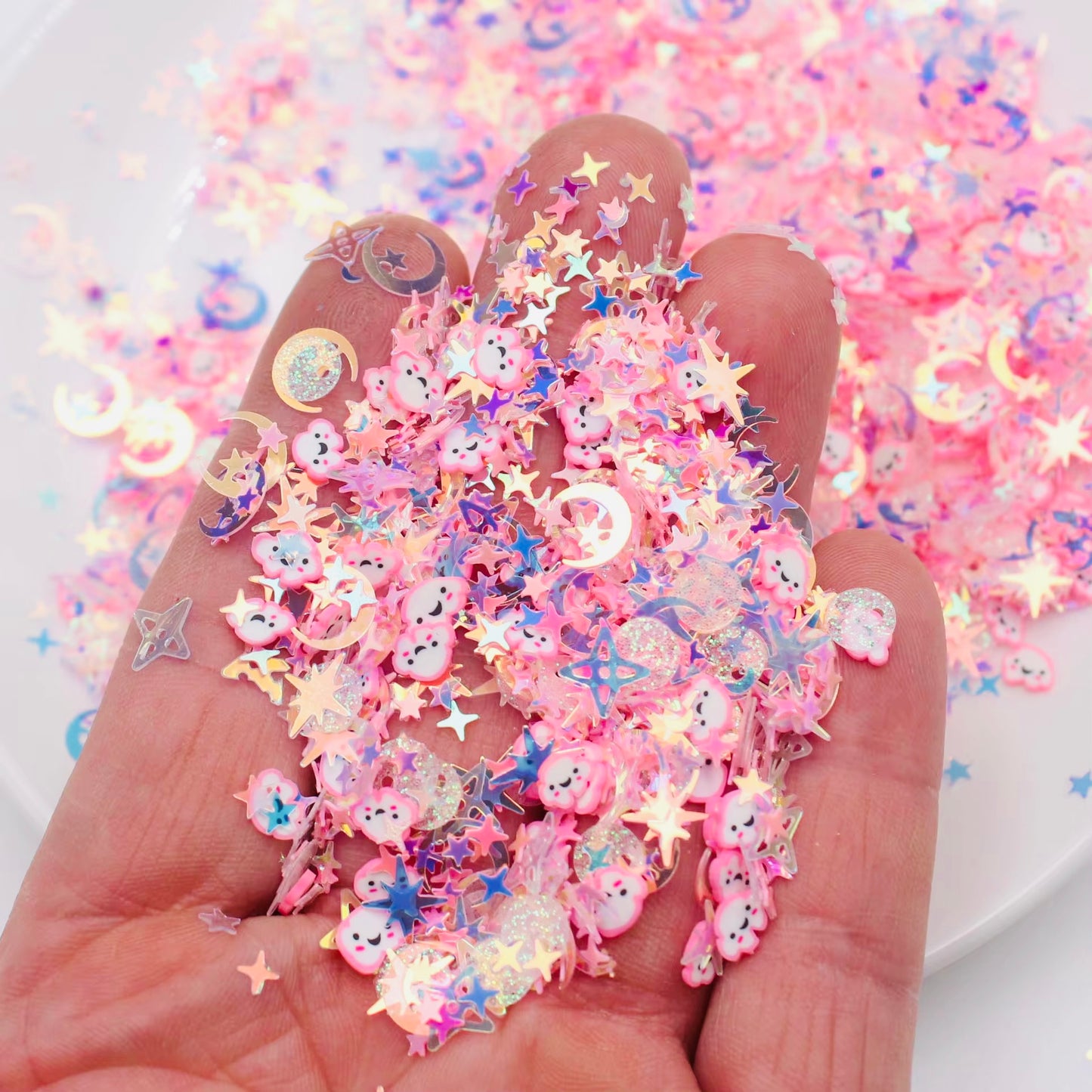 50g Polymer sequens mix pink