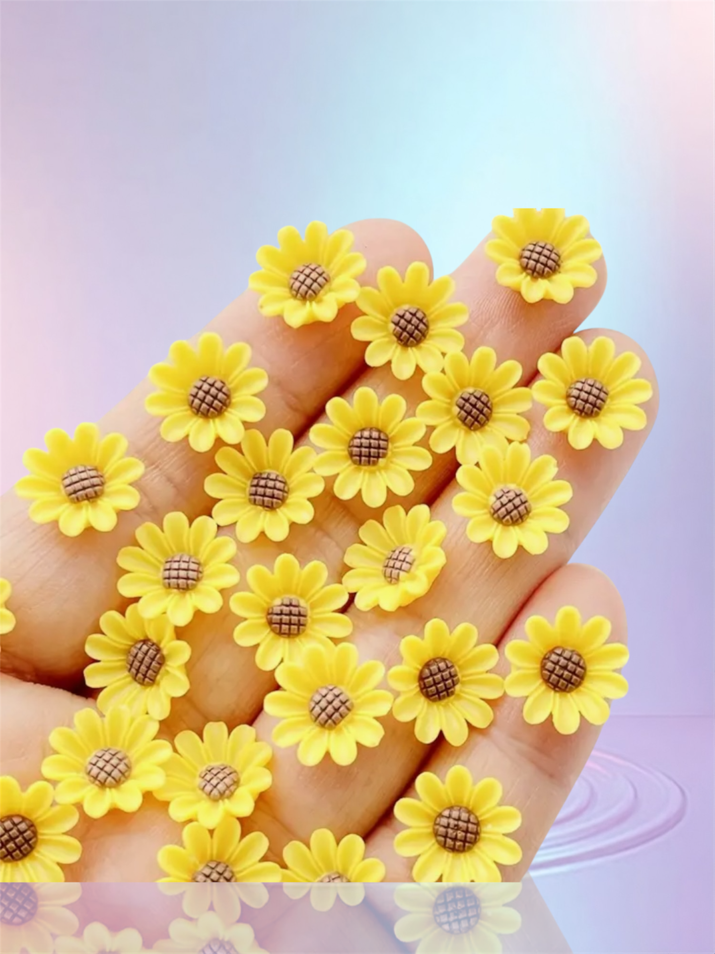 40 sunflowers pieces