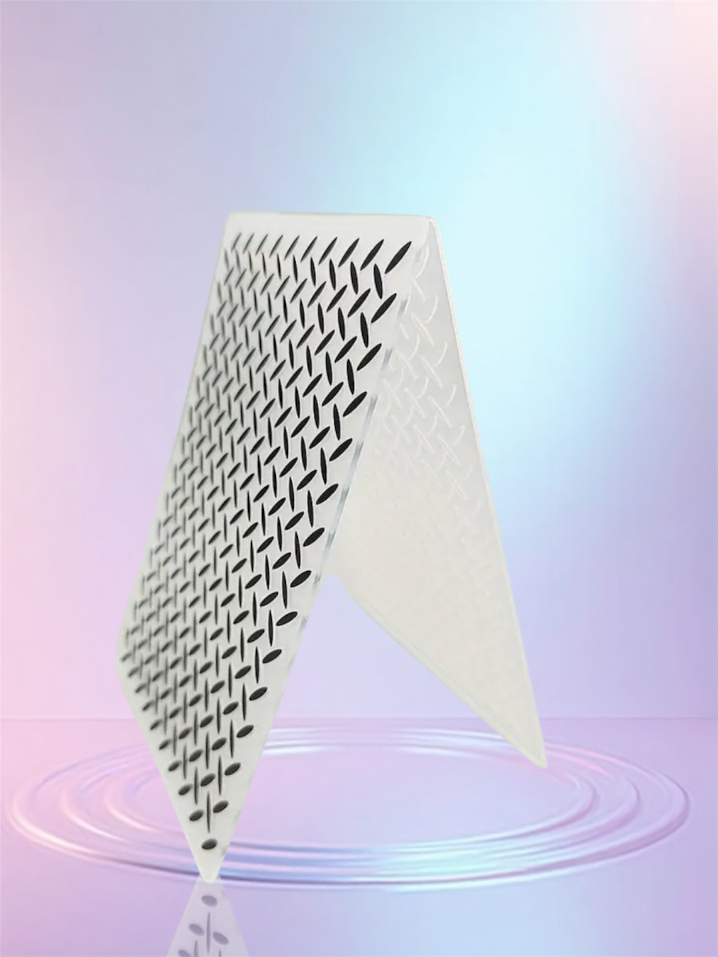 Racing pedal pattern embossing