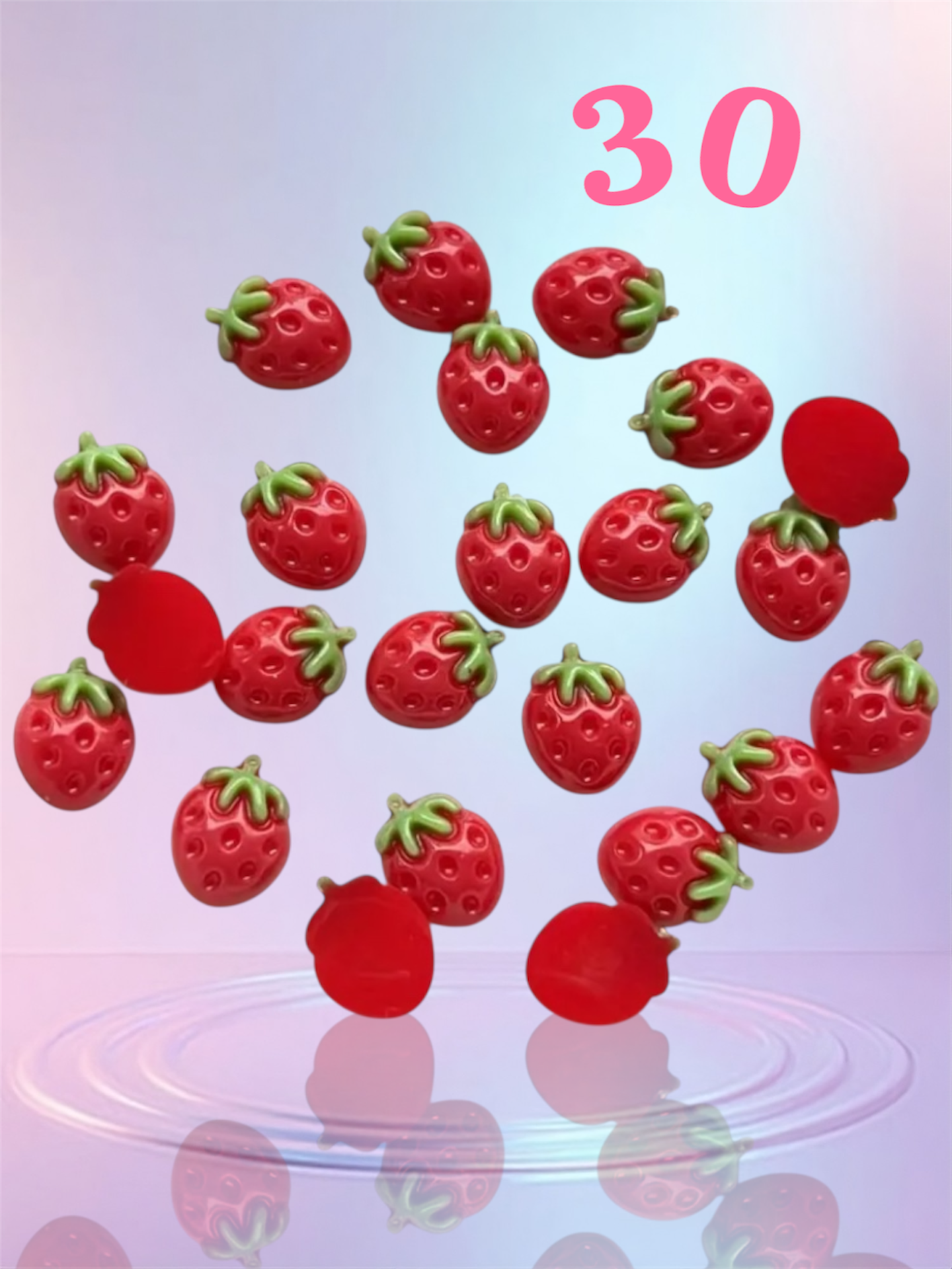 30 pieces strawberries