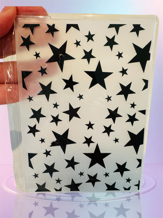 Folder stars  embossing
