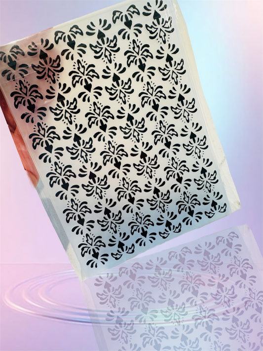 Folder design embossing