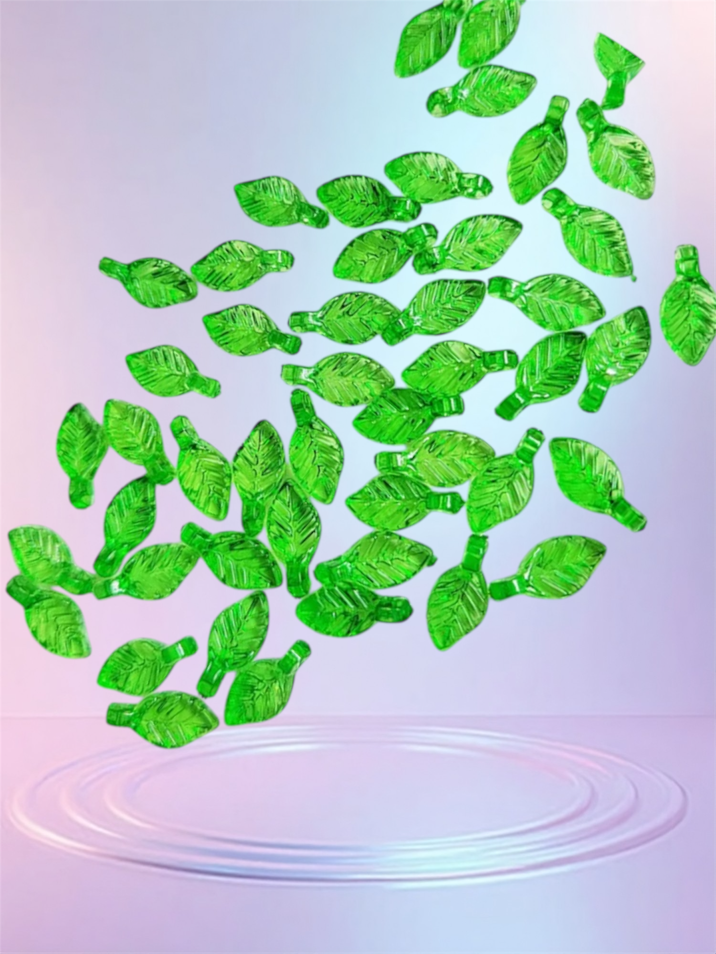 50g Green leafs Acrylic