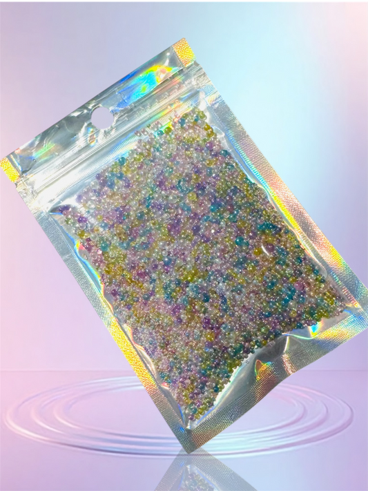 50g Caviar edition glass beads rainbow