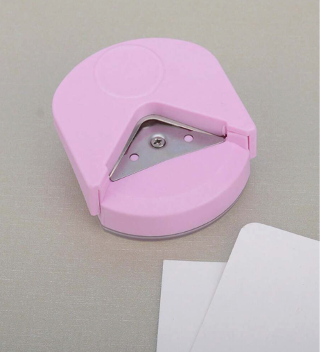 Angle paper photo cutter pink