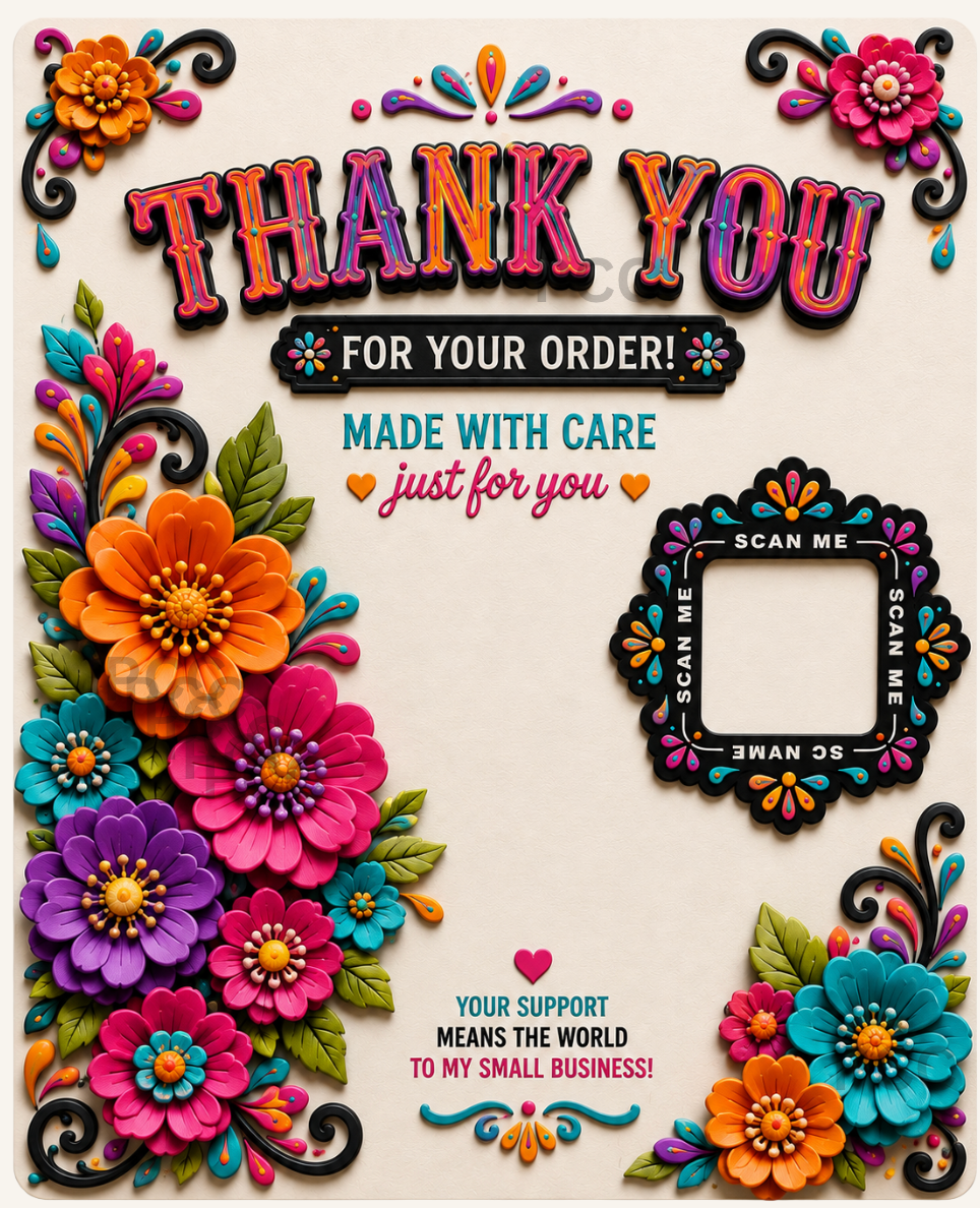 4 Packing Inserts   Dia de muertos inspired PNG's 2026 edition.