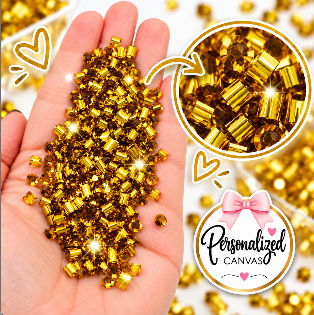 25g bag Metal Burned Gold Sparks