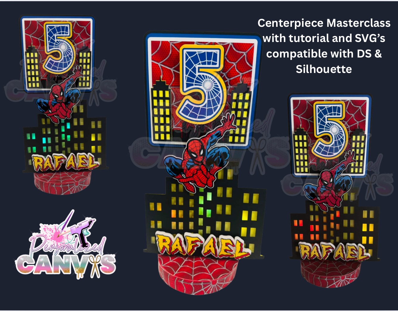 *Masterclass Centerpiece Cricut or Silhouette compatible READ description