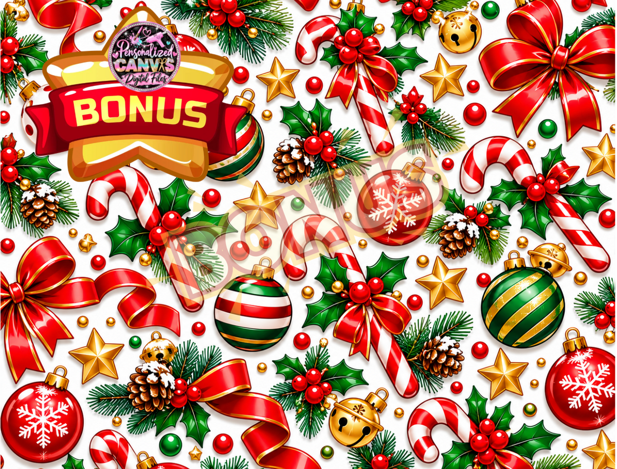 8 Holiday  PNG’s print&cut